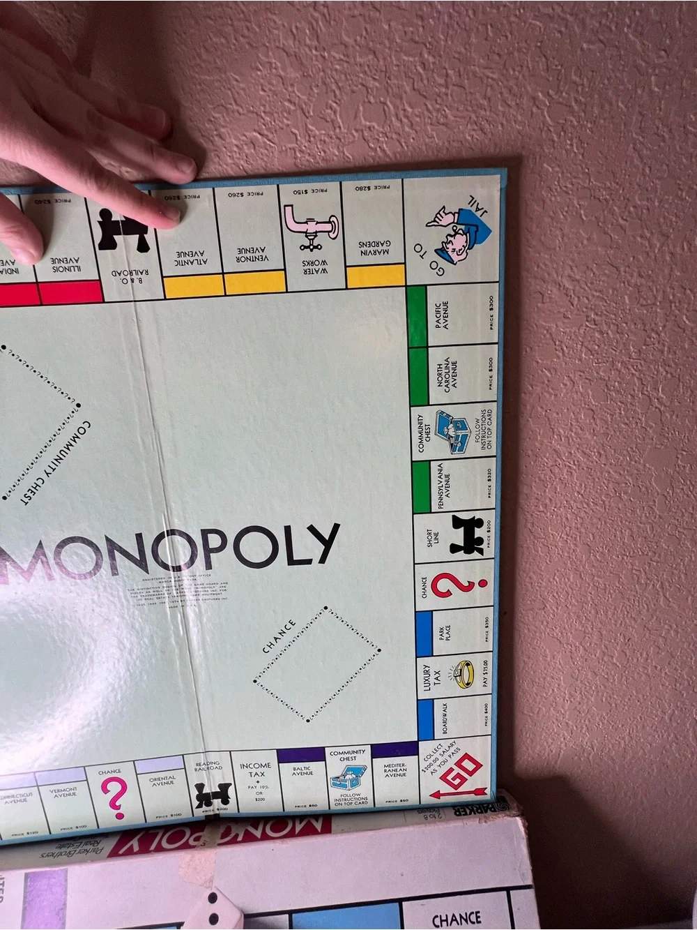 Vintage 1978 Monopoly Board Game, Parker Brothers Classic Set with Metal Tokens